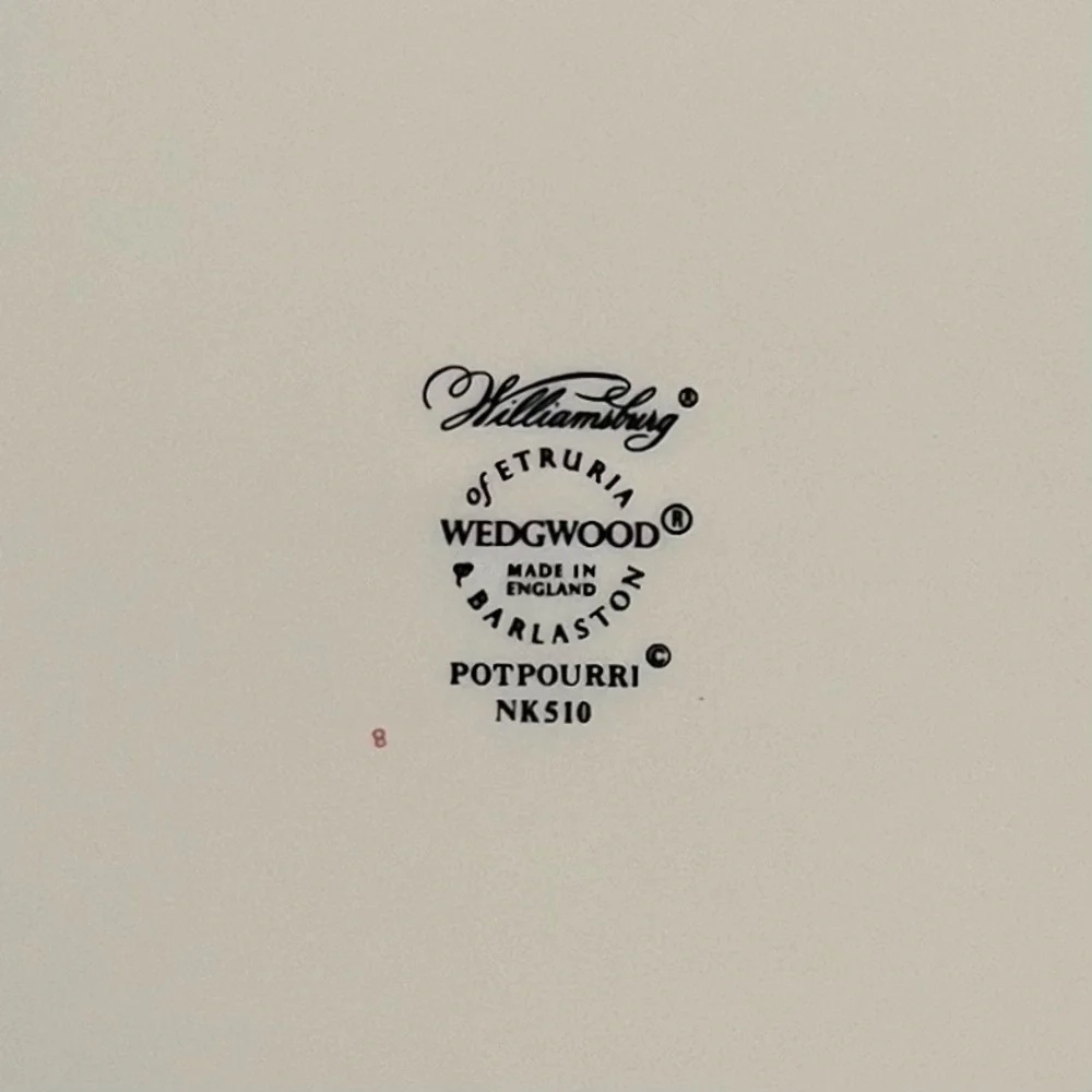 Wedgwood Williamsburg‎ Potpourri Queensware Vintage Porcelain Serving Platter